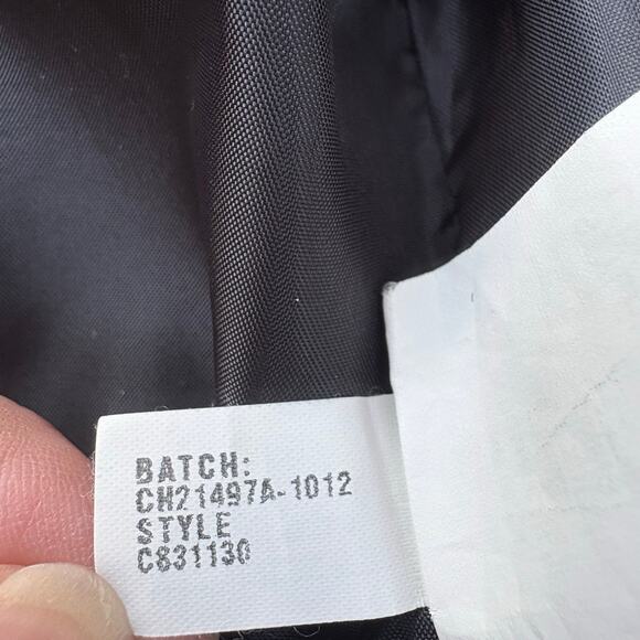 Chaps Blazer Boys Kids Sz 10 Regular Black Pinstripe Two Button Single Breasted - Picture 10 of 11